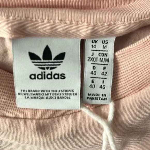 Adidas Pastel Pink Logo Crewneck Tank Top - Picture 6 of 7